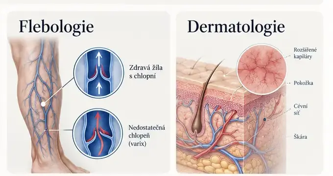 Flebologie a dermatologie